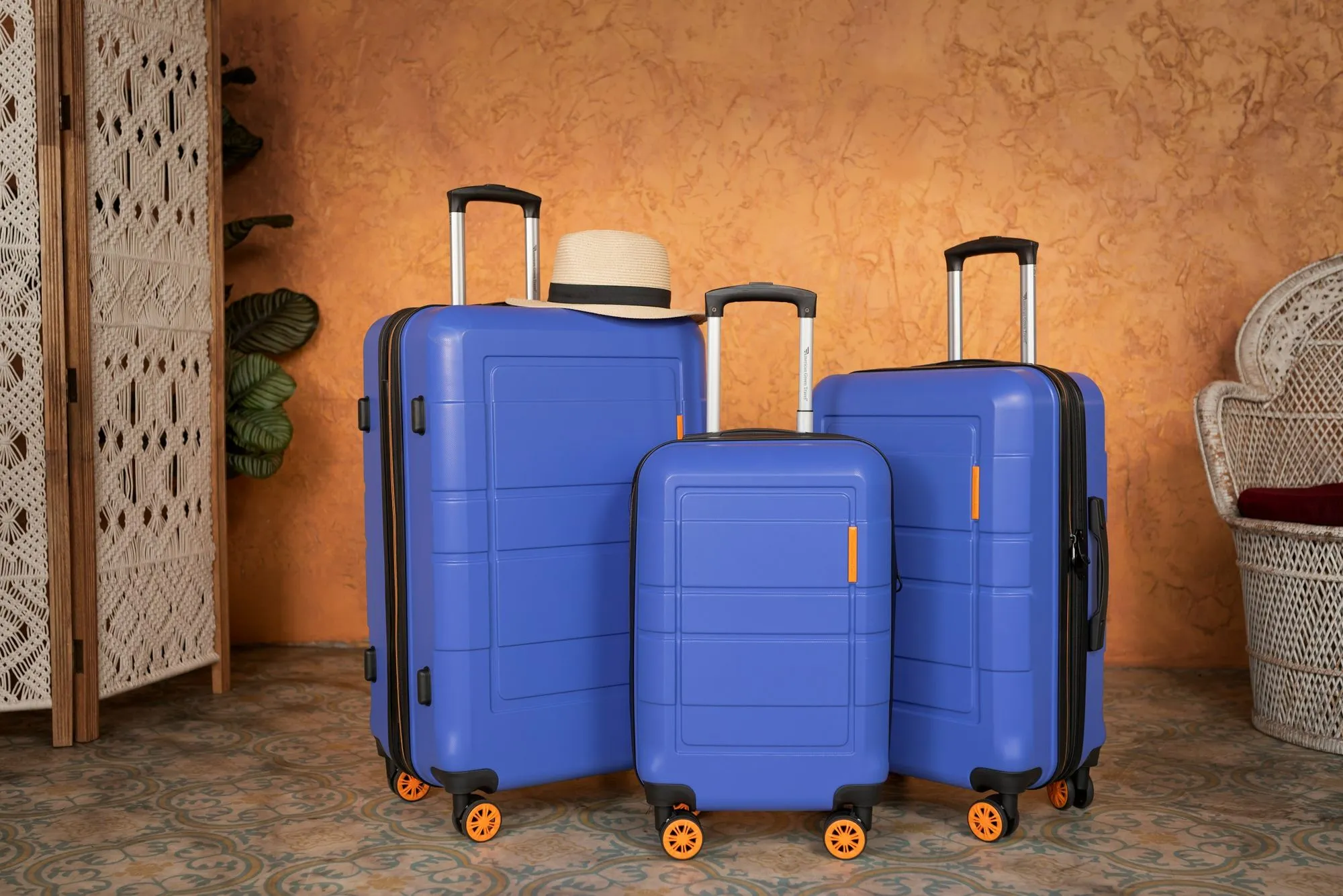 Suitcases ready to travel